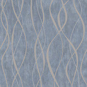Papier peint intissé Serpentin gris bleuté - Spécial FX 2 - Lutèce - G67720