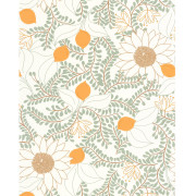 Papier peint intissé Sunflower vert d'eau - Kitchen Box - Caselio - KBO106880724