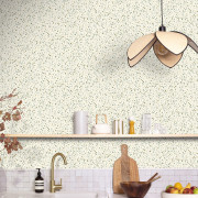Papier peint intissé Granito Terrazzo vert - Kitchen Box - Caselio - KBO106890772