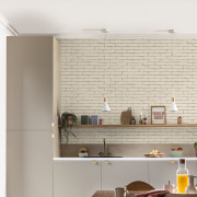 Papier peint intissé Be Free blanc - Kitchen Box - Caselio - KBO103290001