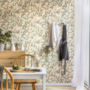 Papier peint intissé Eurydice vert sable - Kitchen Box - Caselio - KBO103611077