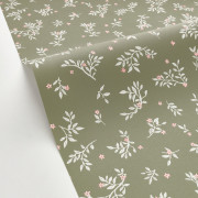 Papier peint intissé Callisto kaki - Kitchen Box - Caselio - KBO103647240
