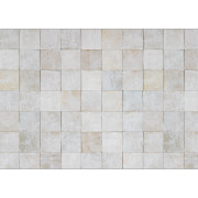 Frise XXL papier peint intissé Sand Dust gris Zellige carrelage - Kitchen Box - Caselio - KBO106970155