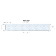 Frise XXL papier peint intissé Sand Dust gris Zellige carrelage - Kitchen Box - Caselio - KBO106970155