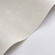 Papier peint vinyle sur intissé Meli blanc craie - Solaris - Casadeco - SOLA201910073