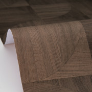 Papier peint vinyle sur intissé Structura marron - Woodline - Caselio - WOD106822002