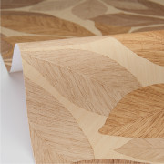Papier peint vinyle sur intissé Lignaria marron - Woodline - Caselio - WOD106831026