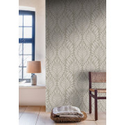 Papier peint intissé Gustav sable - PRINTEMPS VIENNOIS - Casamance - 74770100