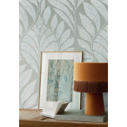 Papier peint intissé Gustav sauge - PRINTEMPS VIENNOIS - Casamance - 74770202