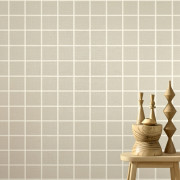 Papier peint intissé Smooth Grid beige lin - Tailor Made - Casadeco - MADE202031530