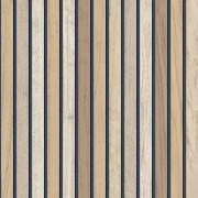 Papier peint expansé sur intissé Latte de bois tasseau lames marron - Illusion - Ugépa - B31208