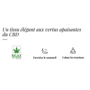 Rideau à œillets vertus apaisantes Relax CBD écru - 140x260cm - Linder - 526-29-375