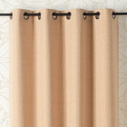 Rideau à œillets vertus apaisantes Relax CBD jaune d'or - 140x260cm - Linder - 526-30-375