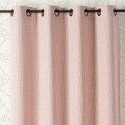 Rideau à œillets vertus apaisantes Relax CBD rose - 140x260cm - Linder - 526-60-375