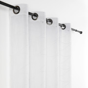 Rideau voilage à œillets Sirène blanc nacré - 140x280cm - Linder - 251-11-78310-375