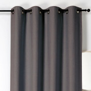 Rideau à œillets Boréal taupe - 140x260cm - Linder - 554-59-375
