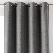 Rideau à œillets Boréal gris - 140x260cm - Linder - 554-90-375
