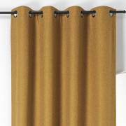 Rideau à œillets Boréal jaune or - 140x260cm - Linder - 554-39-375