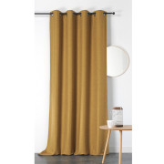 Rideau à œillets Boréal jaune or - 140x260cm - Linder - 554-39-375