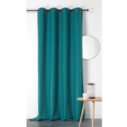 Rideau à œillets Boréal bleu turquoise - 140x260cm - Linder - 554-48-375