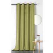 Rideau à œillets Boréal vert chartreuse - 140x260cm - Linder - 554-81-375