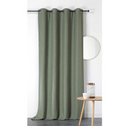 Rideau à œillets Boréal vert de gris - 140x260cm - Linder - 554-83-375