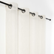 Rideau voilage à œillets Bohème blanc ivoire - 150x280cm - Linder - 897-11-375