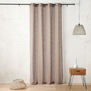 Rideau voilage à œillets Sperone beige cordage - 140x260cm - Linder - 898-28-375