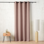 Rideau à œillets Mistolino marron noisette - 145x260cm - Linder - 1150-28-375