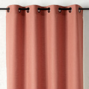 Rideau à œillets Mistolino rouge corail - 145x260cm - Linder - 1150-36-375