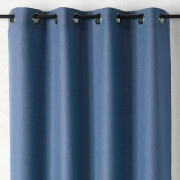 Rideau à œillets Mistolino bleu Atlantique - 145x260cm - Linder - 1150-49-375