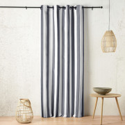 Rideau à œillets extérieur Ponant bleu Pacifique - 140x265cm - Linder - 1708-49-375