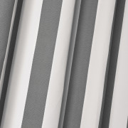 Rideau à œillets extérieur Ponant gris asphalte - 140x265cm - Linder - 1708-91-375