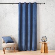 Rideau à œillets Baltic bleu baltique - 135x260cm - Linder - 1944-49-375