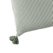 Coussin Faros rayures vert cactus - 40x60cm - Linder - 5136-85-608