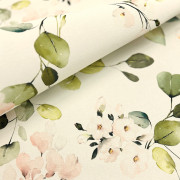 Papier peint vinyle sur intissé Fleurs Bucoliques rose et vert - Sélection - Rasch - 582215