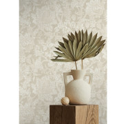 Papier peint vinyle sur intissé Florentine beige - Sélection - Rasch - 791525