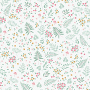 Papier peint intissé Semi Fleurs vert rose - Sweet Dreams - Ugépa - N06603