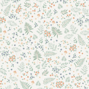 Papier peint intissé Semi Fleurs vert bleu - Sweet Dreams - Ugépa - N06601