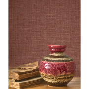 Papier peint intissé Flax terracotta - Tailor Made - Casadeco - MADE202128716