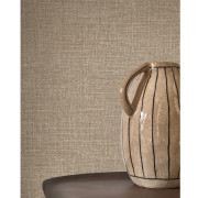 Papier peint intissé Flax noisette - Tailor Made - Casadeco - MADE202122843
