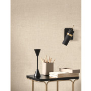 Papier peint intissé Flax beige sable - Tailor Made - Casadeco - MADE202121157