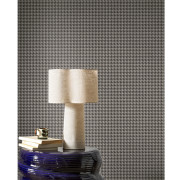 Papier peint intissé Houndstooth noir fusain - Tailor Made - Casadeco - MADE202109403