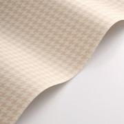 Papier peint intissé Houndstooth rose poudre - Tailor Made - Casadeco - MADE202104296