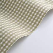 Papier peint intissé Gingham Charm Vichy vert tilleul - Tailor Made - Casadeco - MADE202067052