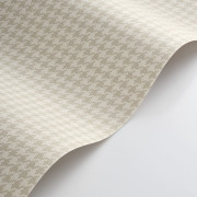 Papier peint intissé Houndstooth beige lin - Tailor Made - Casadeco - MADE202101024