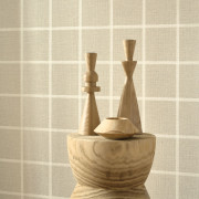 Papier peint intissé Smooth Grid beige lin - Tailor Made - Casadeco - MADE202031530