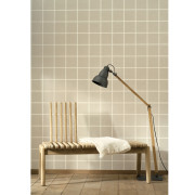 Papier peint intissé Smooth Grid beige lin - Tailor Made - Casadeco - MADE202031530