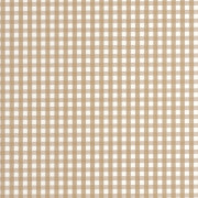 Papier peint intissé Gingham Charm Vichy camel - Tailor Made - Casadeco - MADE202062201
