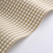 Papier peint intissé Gingham Charm Vichy camel - Tailor Made - Casadeco - MADE202062201